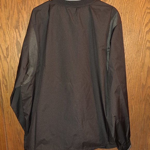 North End 88132 Men's Golf Unlined V-neck Wind Shirt/Windbreaker NWT,XL,Black - Picture 2 of 14